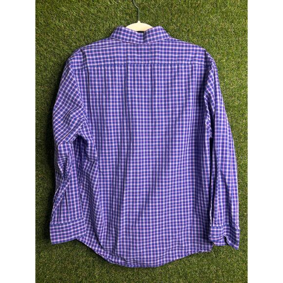 Penguin Heritage Slim Fit Purple Plaid Button Down Shirt‎ Size 16.5/32-33 - Picture 5 of 8